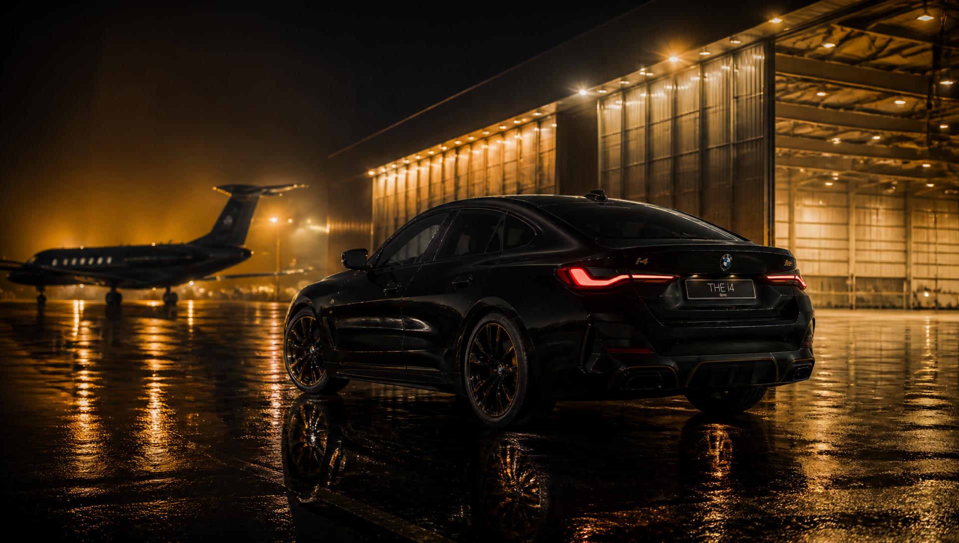 Luxury BMW and Tesla executive fleet ready for airport transportation in California